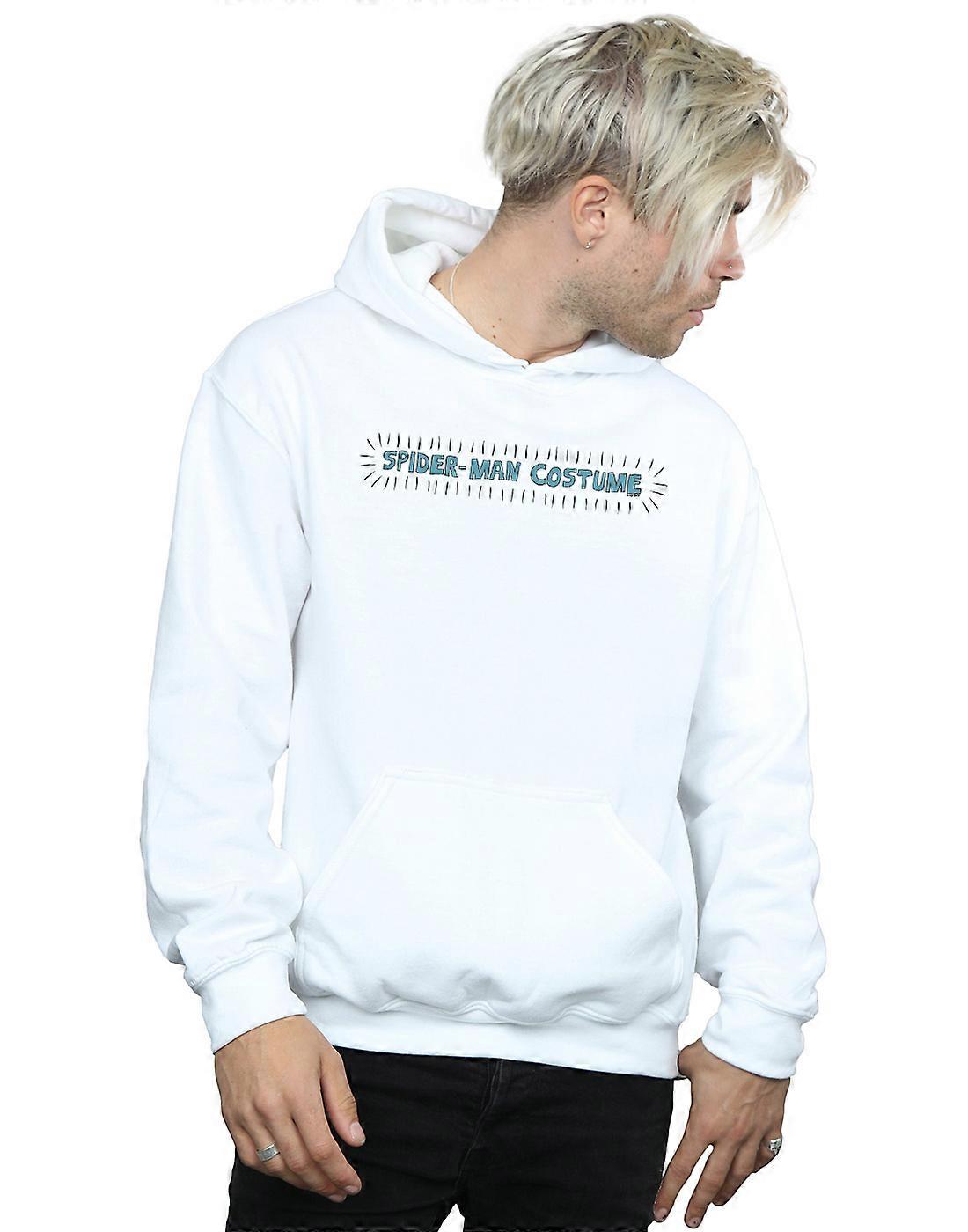 Marvel hombres Spider-Man traje sudadera con capucha