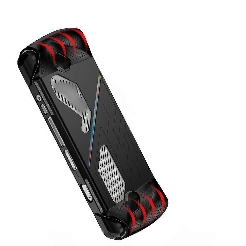 Protective Case Black Silicone Cover with Ergonomic Grip Shockproof AntiScratch Design for ROG Ally
