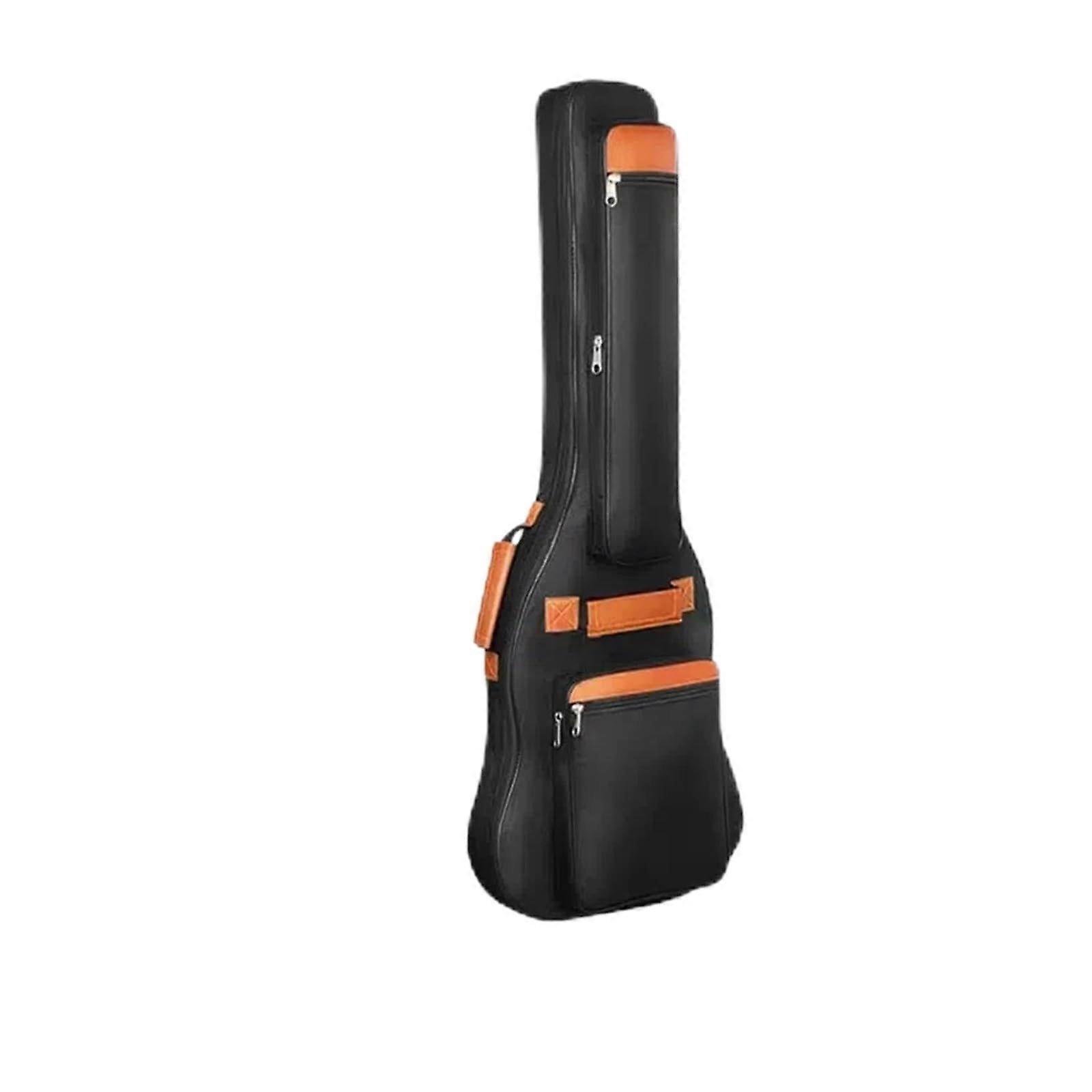 Waterproof Electric Guitar Gig Bag with ImpactResistant Padding and Dustproof Soft Cover Black
