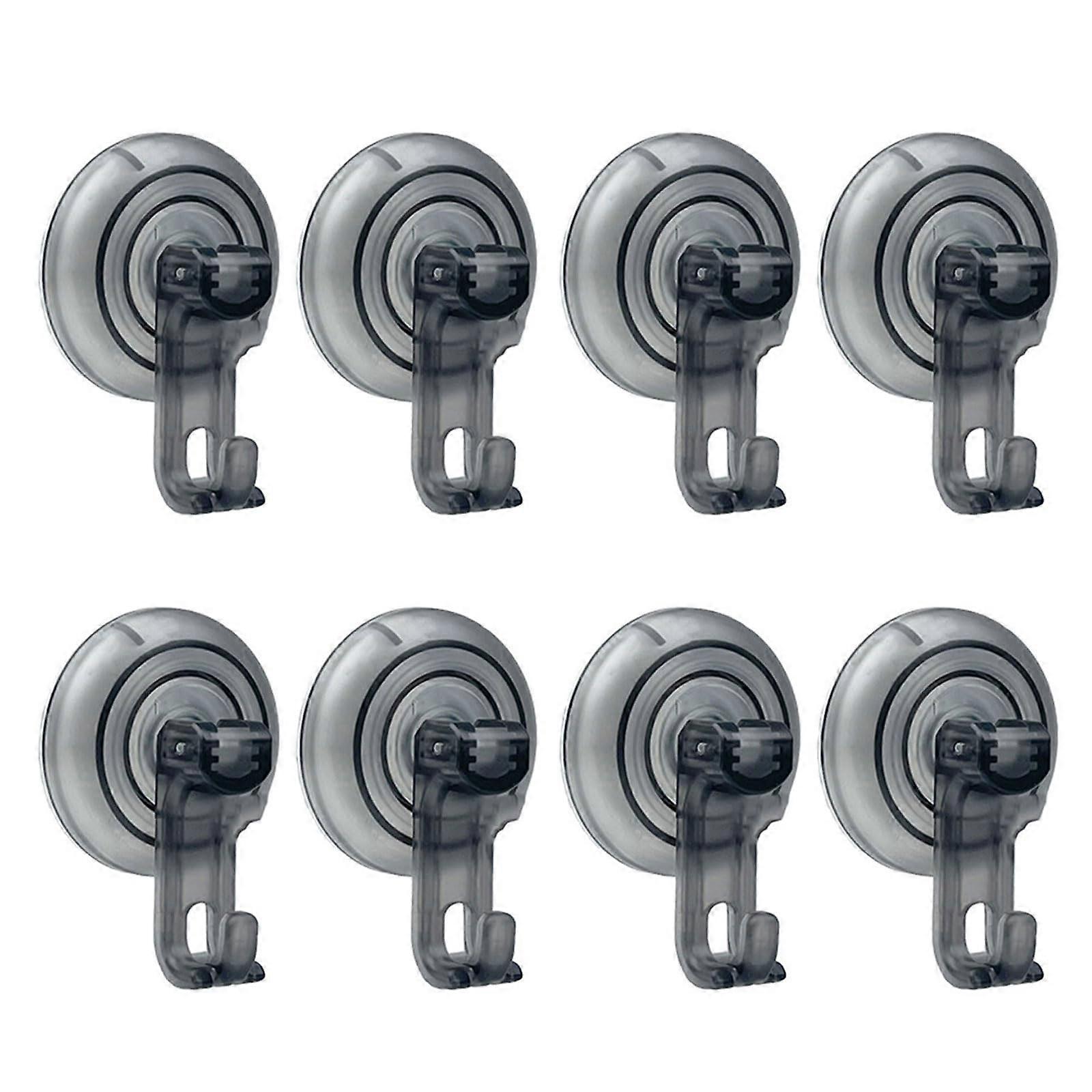 4Pcs/8Pcs Suction Cup Hooks with Powerful Vacuum Hold, Tool Bathroom and Kitchen Wall Hook