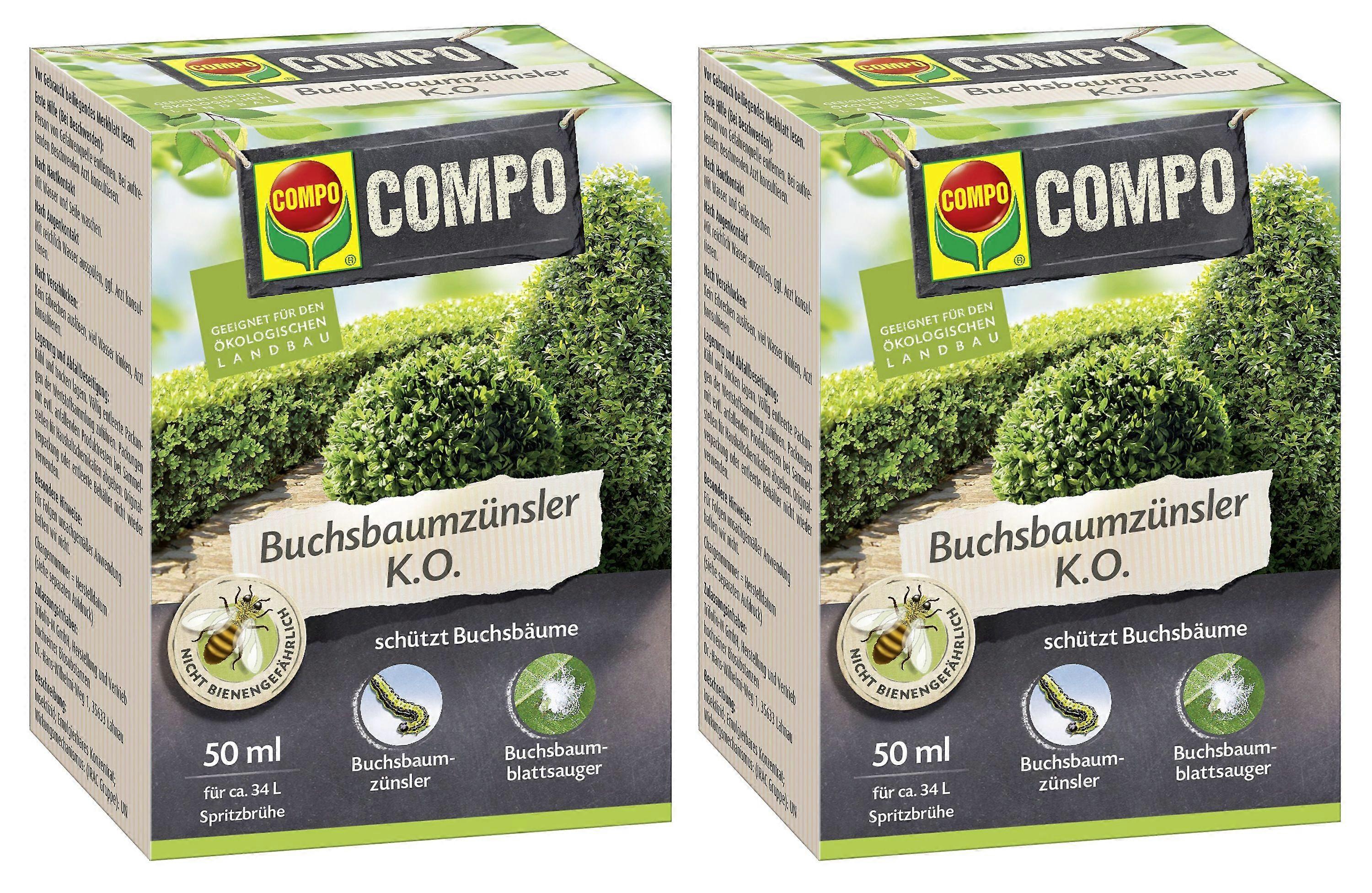 2 x COMPO box tree borer K.O., 50 ml