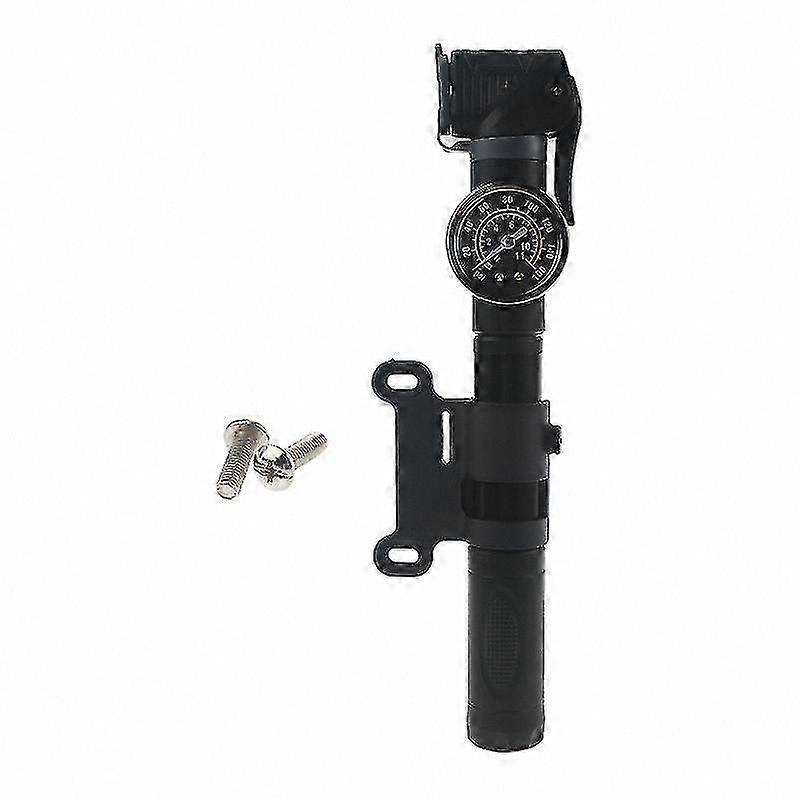 Compact Portable Bicycle Pump with Glueless Patch Kit for Quick Tire Repairs