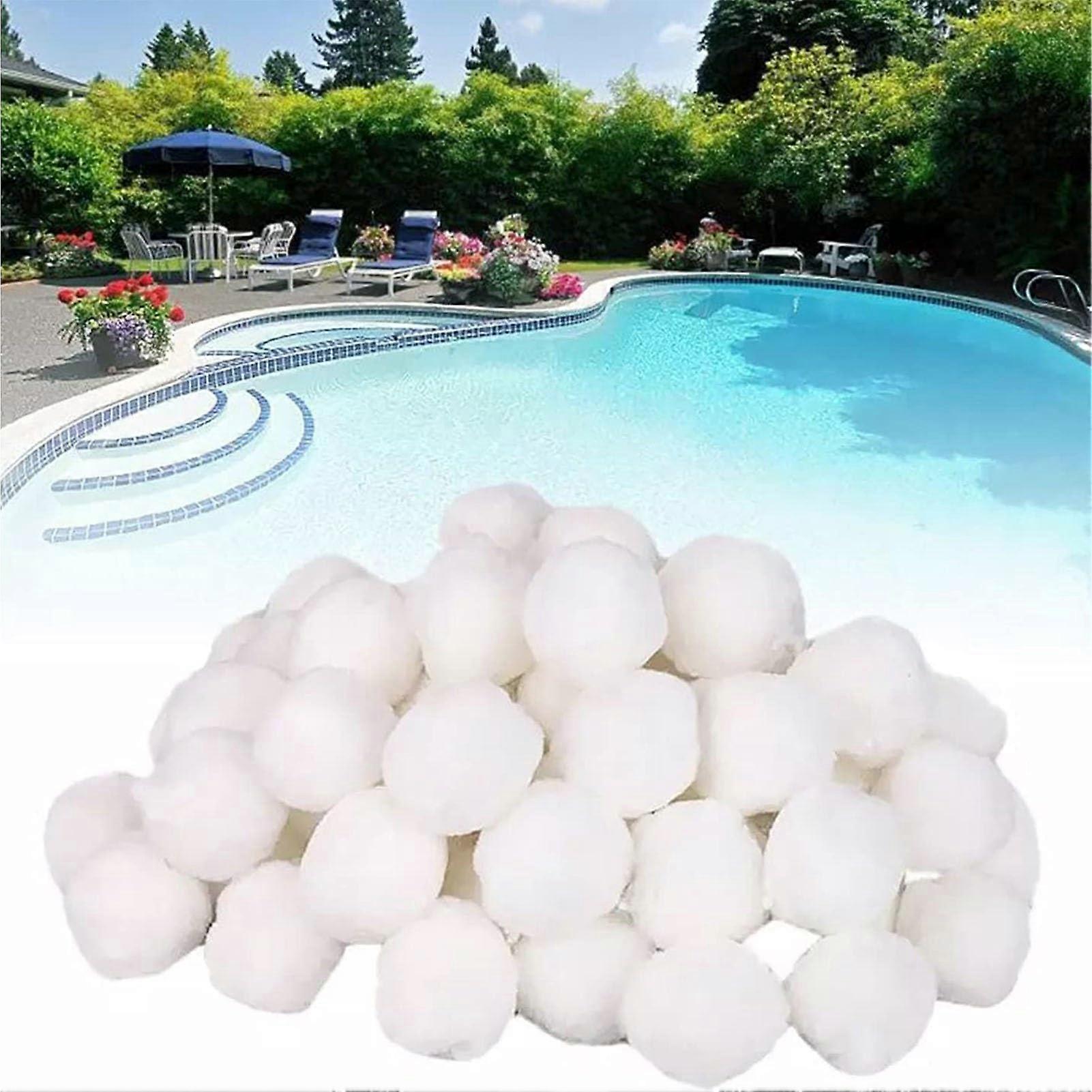 Pool Filter Balls 1.8 lb Reusable Swimming Pool Sand Filter Replacement with Improved Sediment Capture