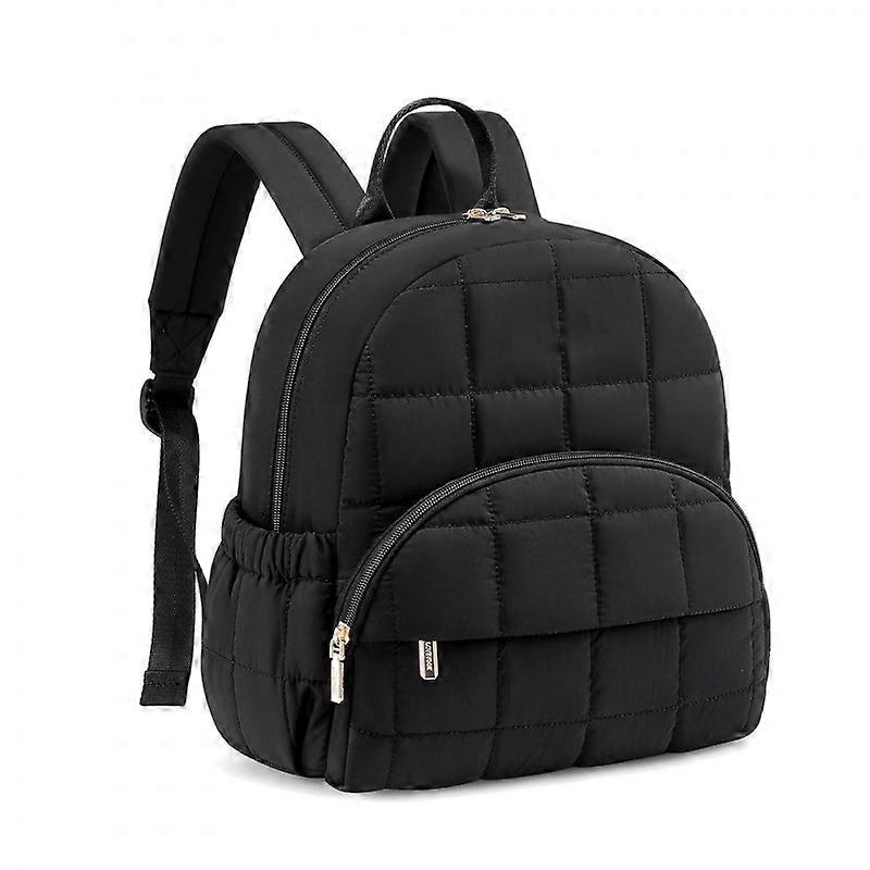 Women's small backpack wallet mini down backpack with anti-theft pocket lightweight quilted backpack