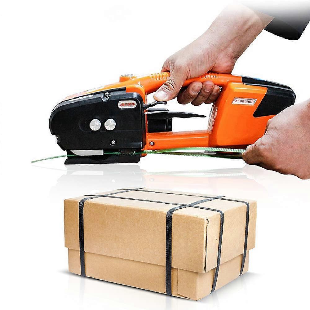 Electric Strapping Tool for 1/25/8in PP PET Straps, Battery Powered Automatic Welding