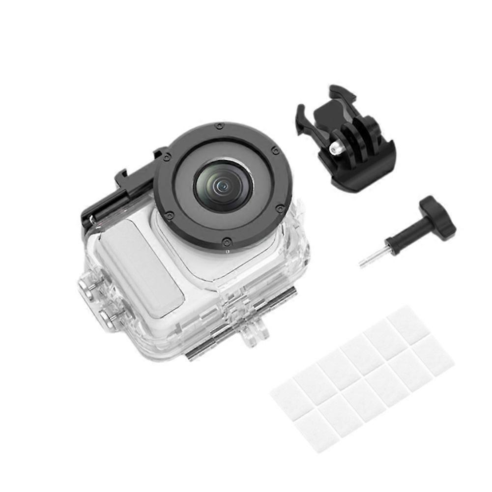 For Insta360 GO Ultra Transparent Waterproof Case for Action Camera Diving Protective Gear 60M Diving Accessory Kit