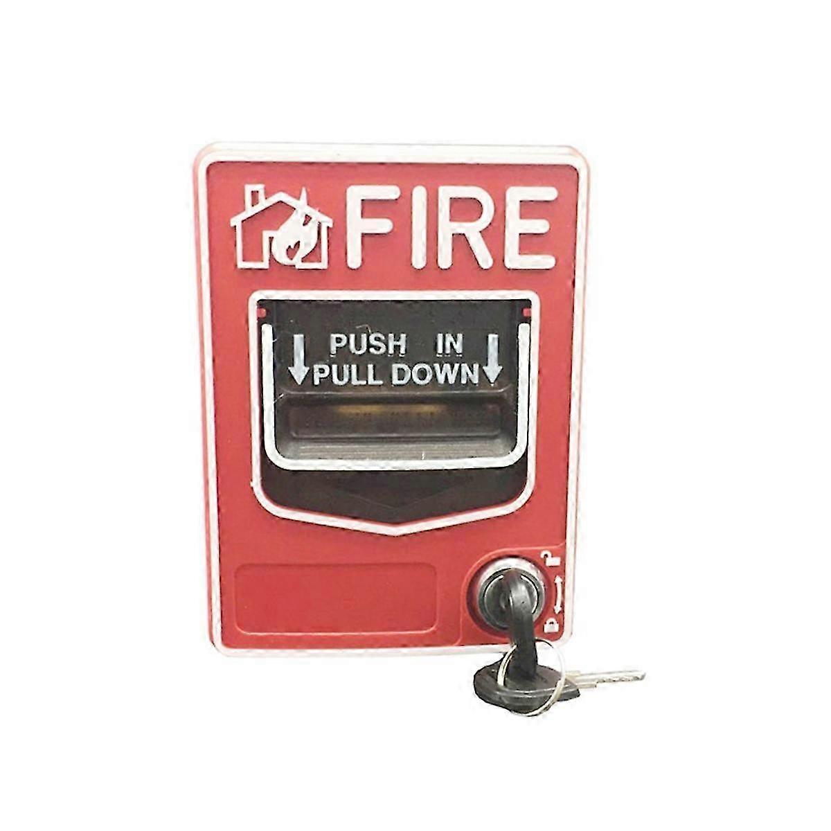 Manual Alarm Button 9V-28V with 2 Keys Non-condensing Environment Fire Button