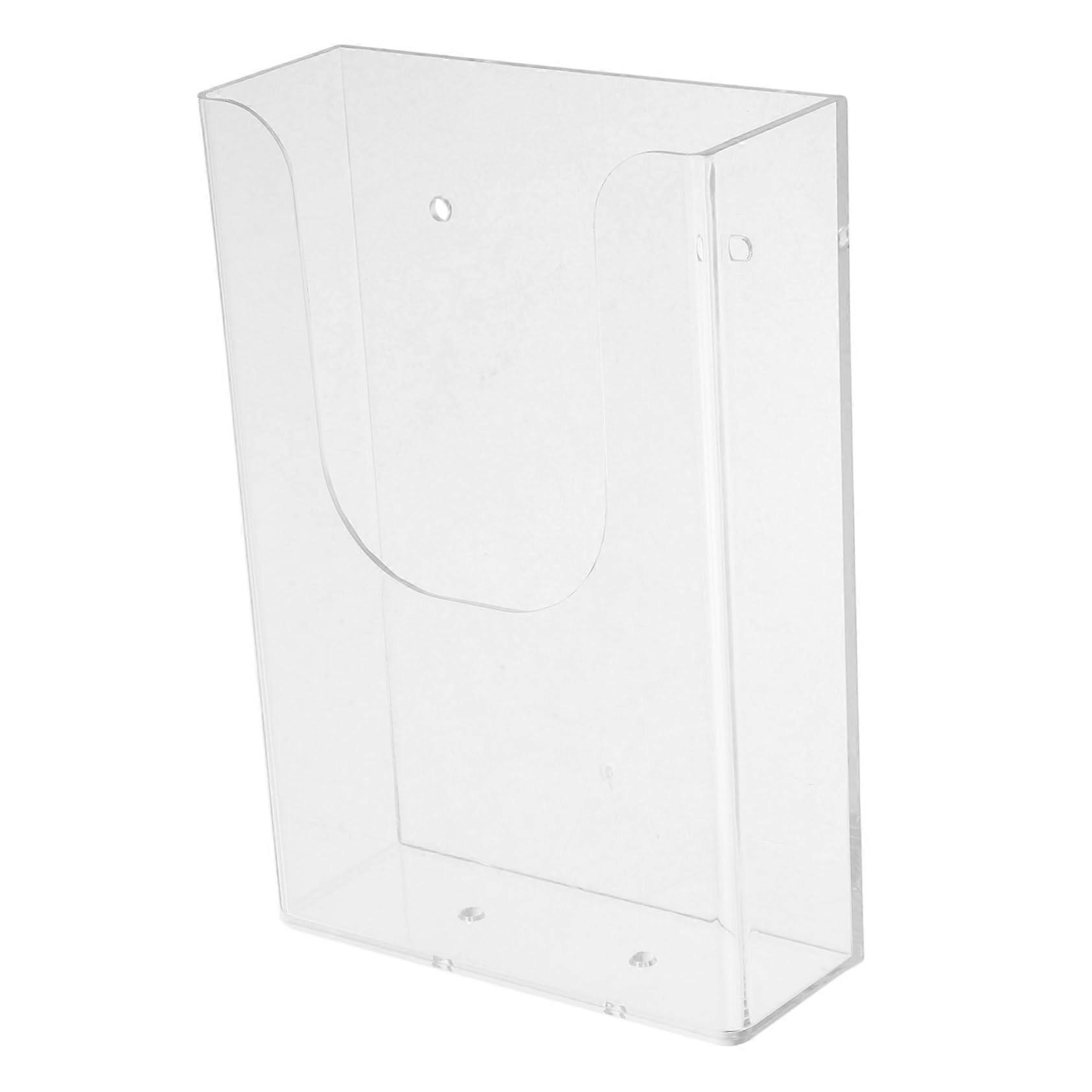 Wall Mounted File Organizer with Vertical Storage for Office Magazines and Documents