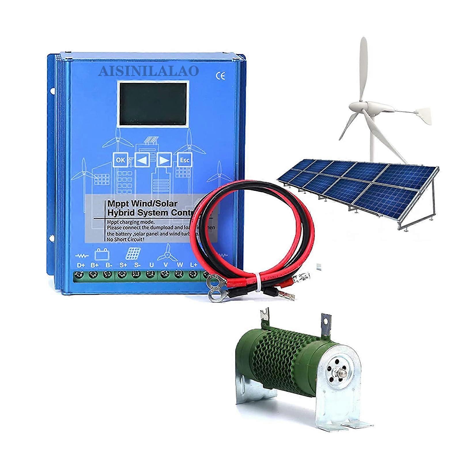 Efficiency 12000W Wind Solar Hybrid Controller 12V Waterproof Charge Regulator with Dump Load