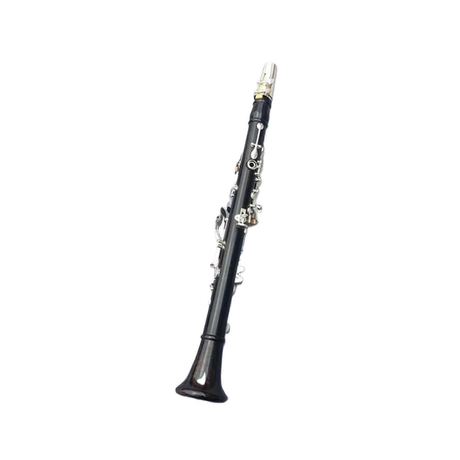Eb Clarinet for Beginners with Silver Plated Keys Easy Playability Rich Ebony Resonance