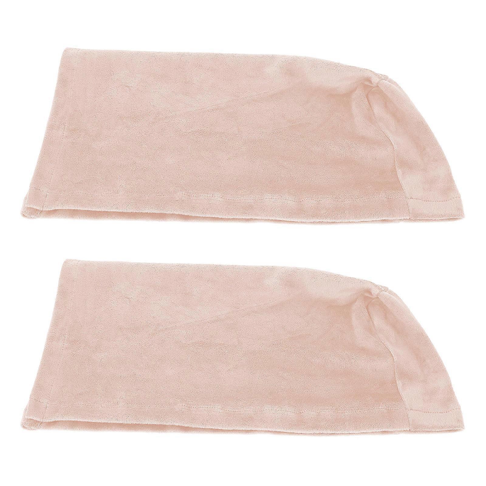 Khaki Couch Armrest Covers for Sofa 1Pair Elastic Armrest Protection