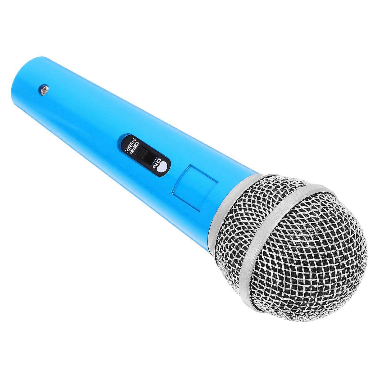 Toy Mic Simulation Microphone Model for Kids Lightweight 3Pcs Prop for Stage Performance