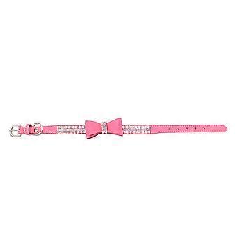 Pink Rhinestone Dog Collar 3Sets Adjustable Dog Training Collar