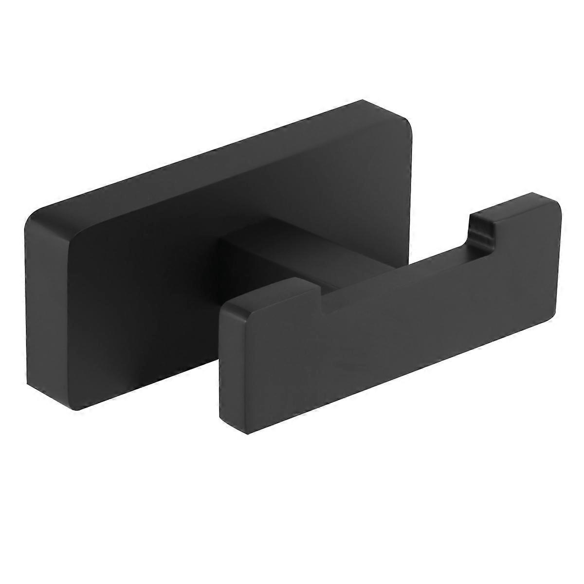 Wall Hooks Solid Copper Modern Clothes Hook for Holding Towel 2Pcs Black
