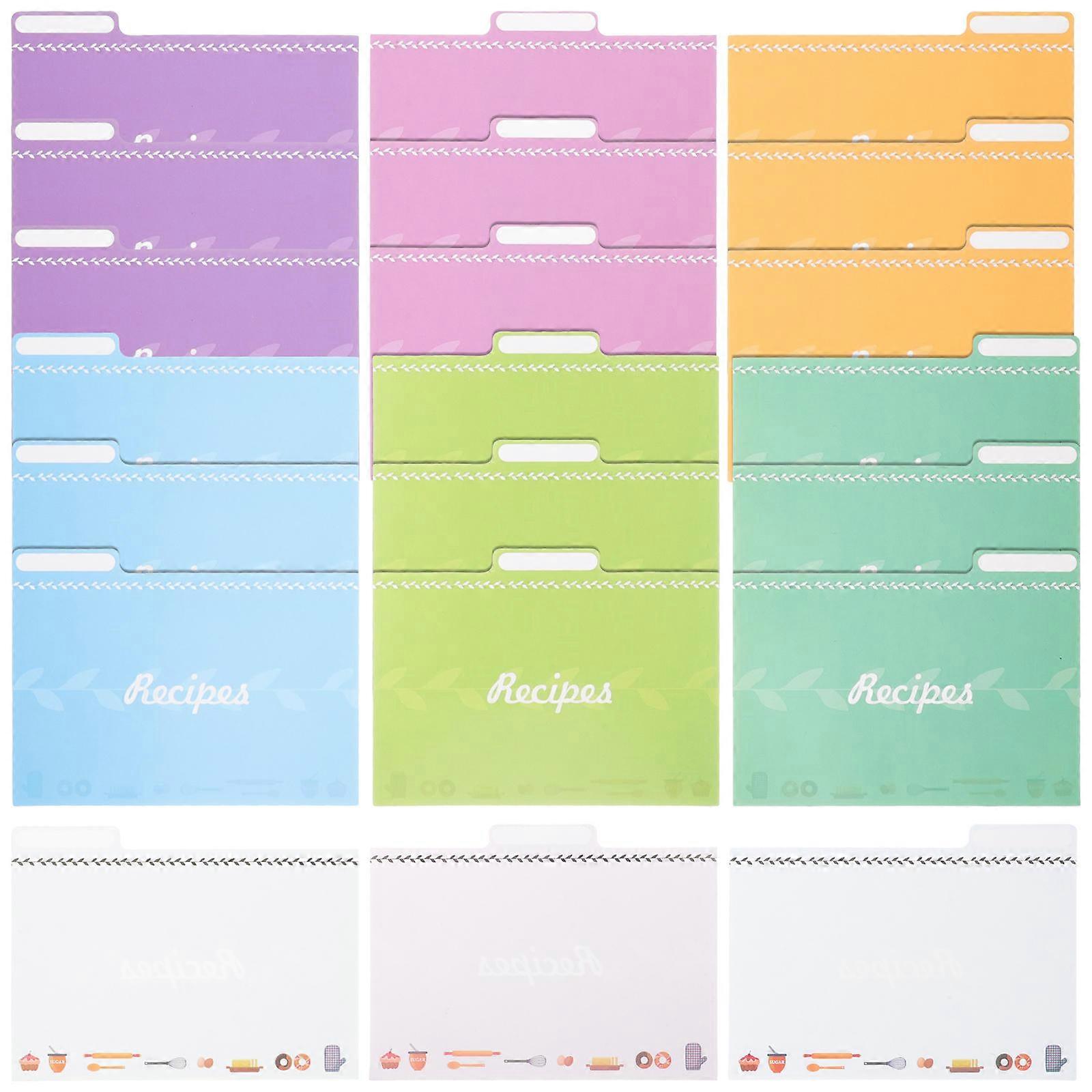 Assorted Card Dividers for Kitchen Use 25Pcs Set