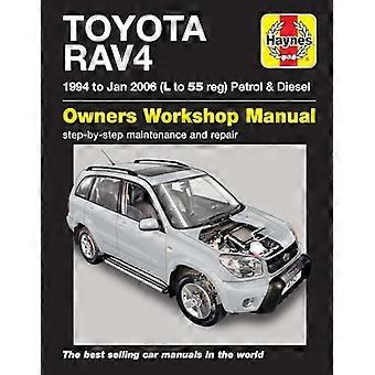 Toyota RAV4 Bensiini & Diesel palvelun ja manuaalinen korjaus: 1994-2006 (Haynes huolto- ja korjaus Manuals)
