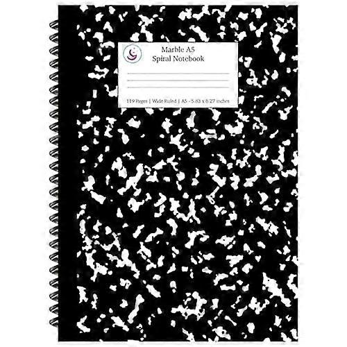 Marble A5 Spiral Notebook