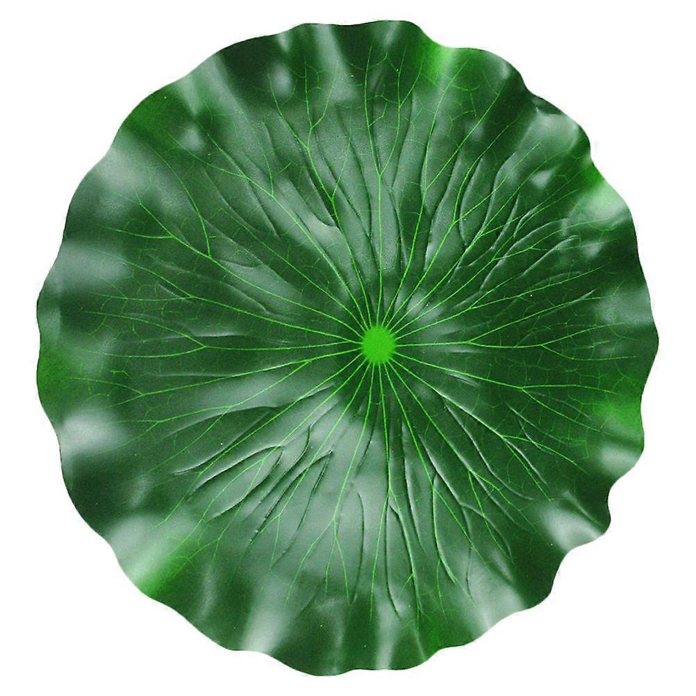 Green Artificial Lotus Leaves Fishpond Leaf Decoration for 5Pcs Kit