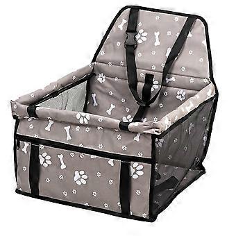 Hundesæde til små hunde med 3-punkts sikkerhedsspænde, åndbart net, foldbart vandtæt design