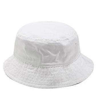 Vintage gewassen denim vissershoed – Unisex lichtgewicht opvouwbare bucket hat, geschikt voor outdoor- en hiphopstijl