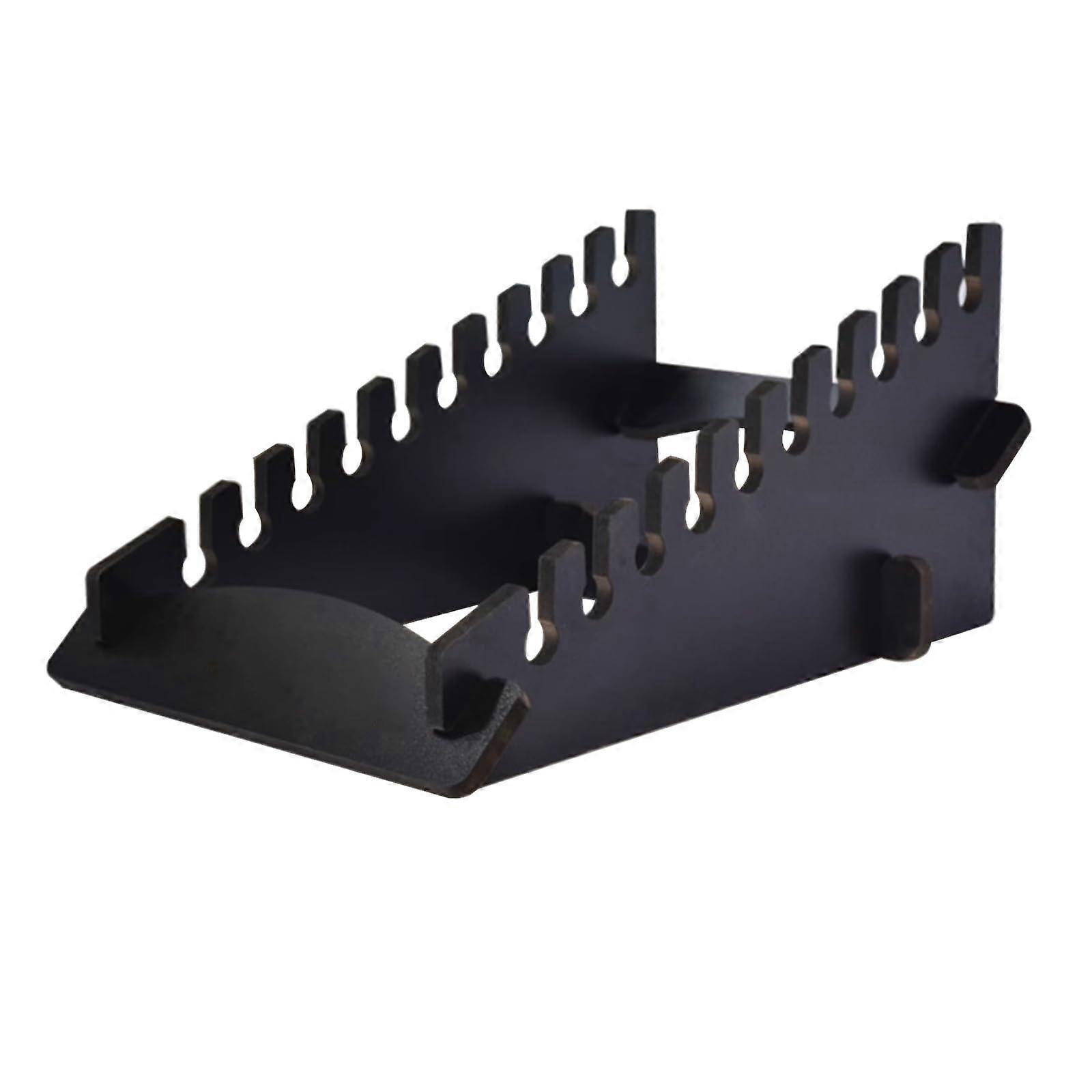 Floor Tile Display Stand, 10 Tier MDF Floor Standing Rack with Stable Triangular Structure