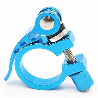 Bike Seatpost Clamp Aluminum Alloy Quick Release Lock for Cycling