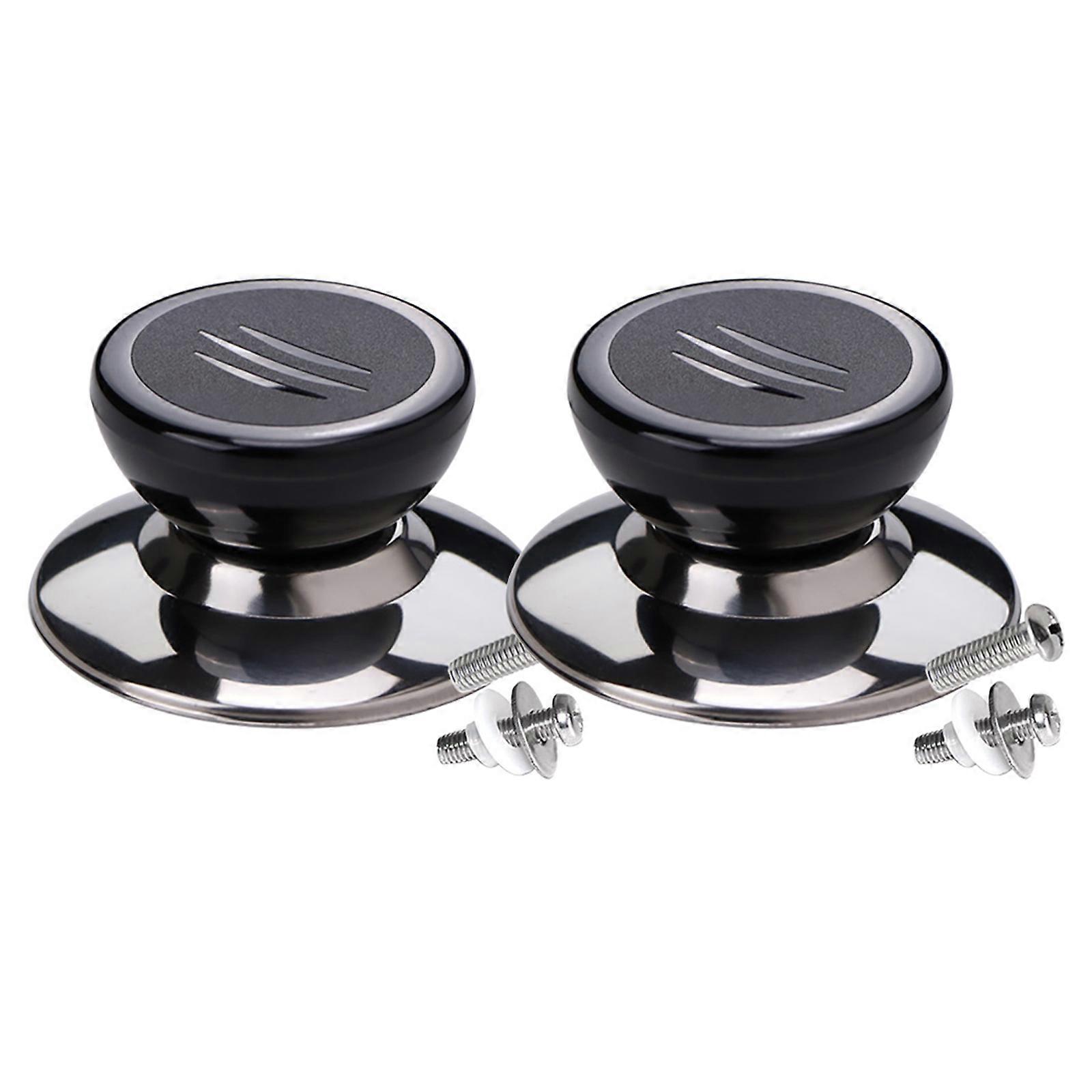 2Pcs Pot Lid Knobs Universal Pot Lid Cover Knob Replacement Kitchen Cookware Knob Handle