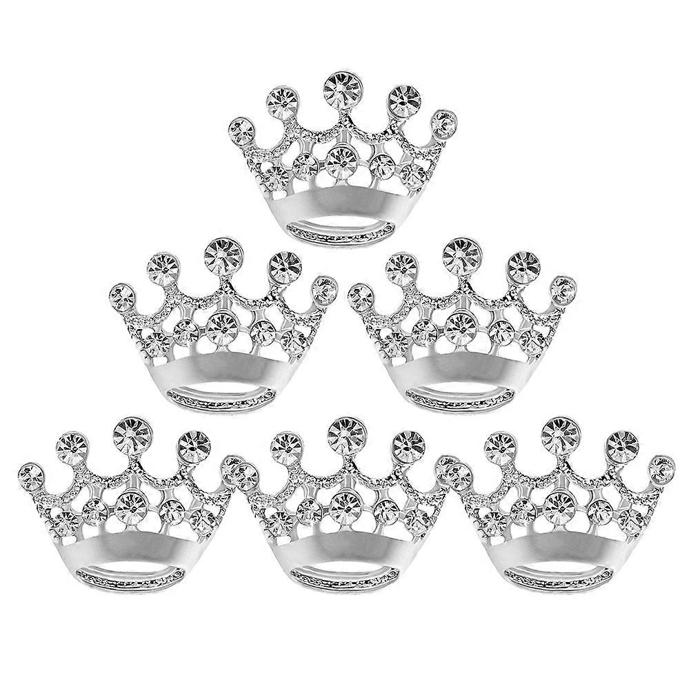 6 spille decorative da donna in lega per risvolto.