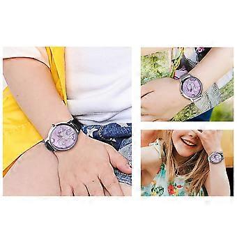 Unicorn Watch with Steel Straps Quartz Watch for Kids Black