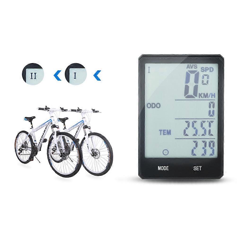 Bike Computer Tachometer for Velocity Measurement Back Light Single Wireless