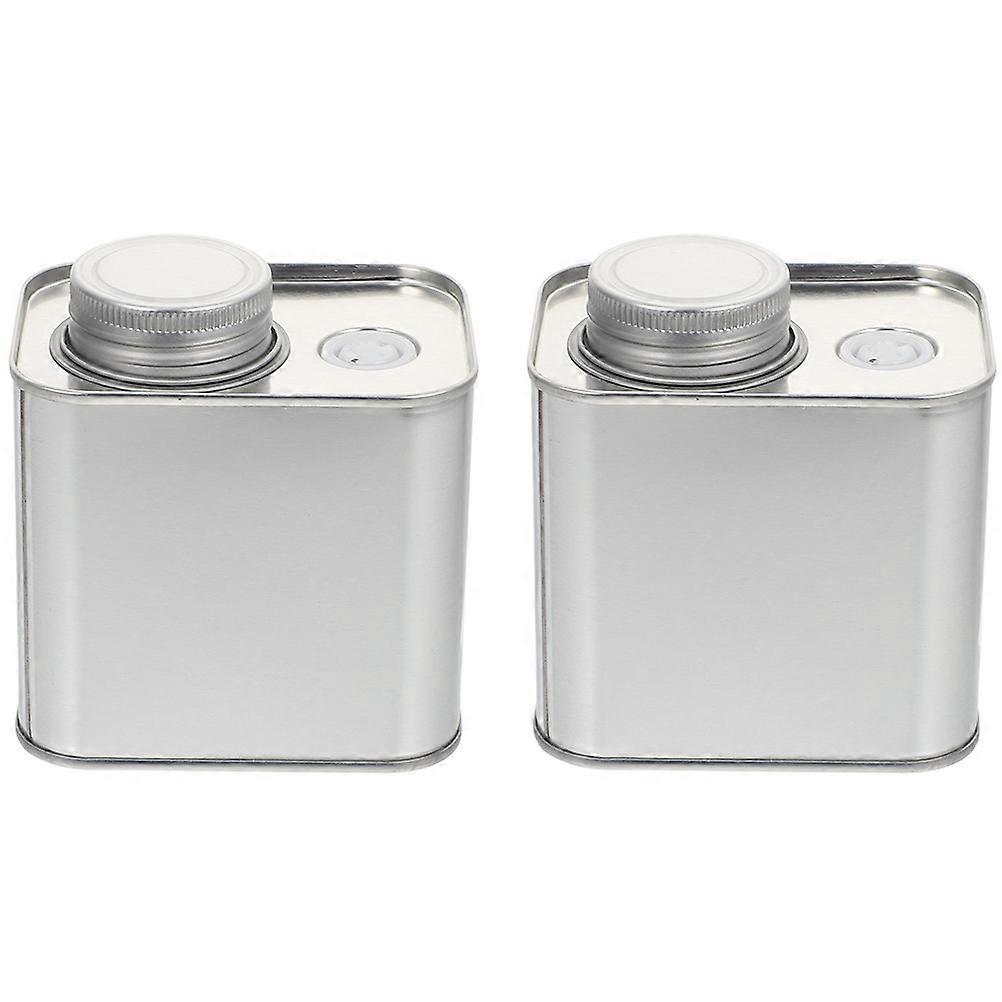 2pcs Coffee Canisters Multi-function Tea Tins Storage Jars Tea Leaf Containers