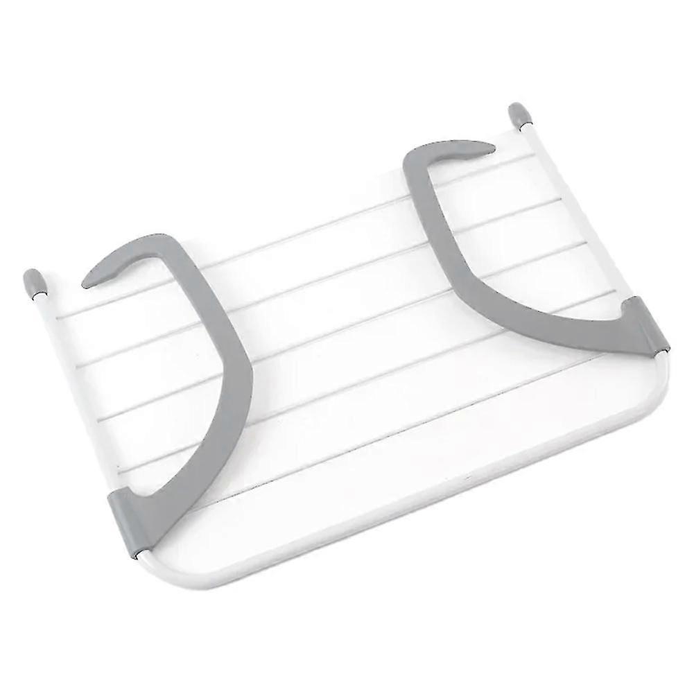 Foldable Storage Hanger Balcony Hanger compatible with Socks and Shoes Multi-Function Towel Rack