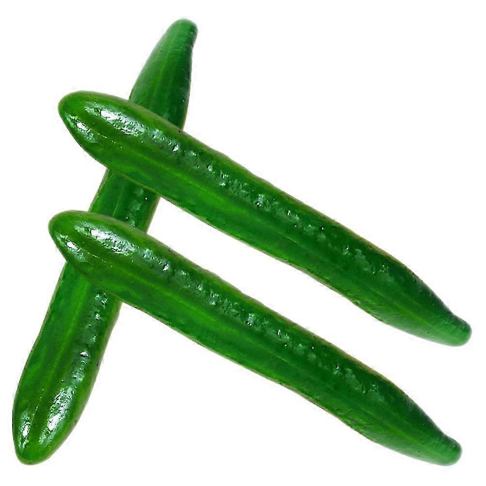 Cucumbers Decor Artificial Cucumber Simulation Decoration 6Pcs Foams Set