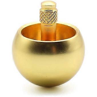 Tippe Top Metall-Kreisel aus Edelstahl, Golden JG