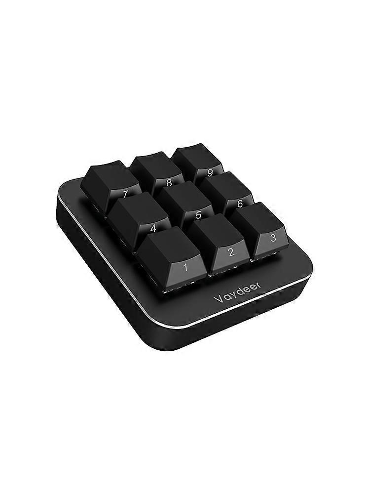 Multifunctional Keyboard with 9 Fully Programmable Keys Macro Setting compatible with Graphic Design Edite & Gaming / Pen Tablet Display