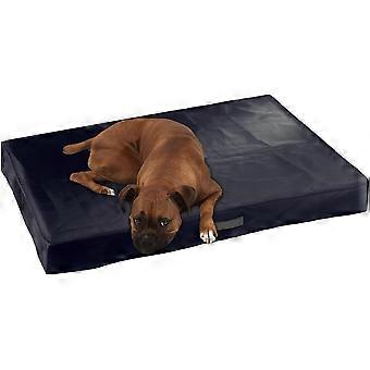Dog Bed Replacement Cover, Washable Thickened Ripstop Waterproof Oxford Cloth, Dog Bed Cover with Handle and Zipper (Black,D41*W27*H4)