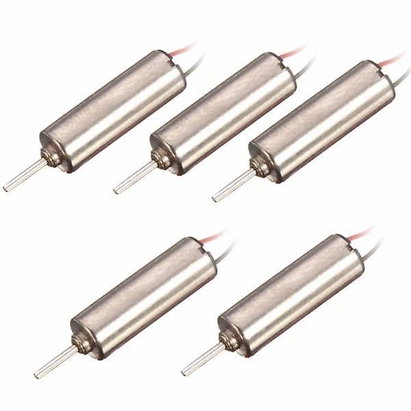 5Pcs Dc 3.7v 66000rpm Wired Micro Coreless Motor For Model Toy