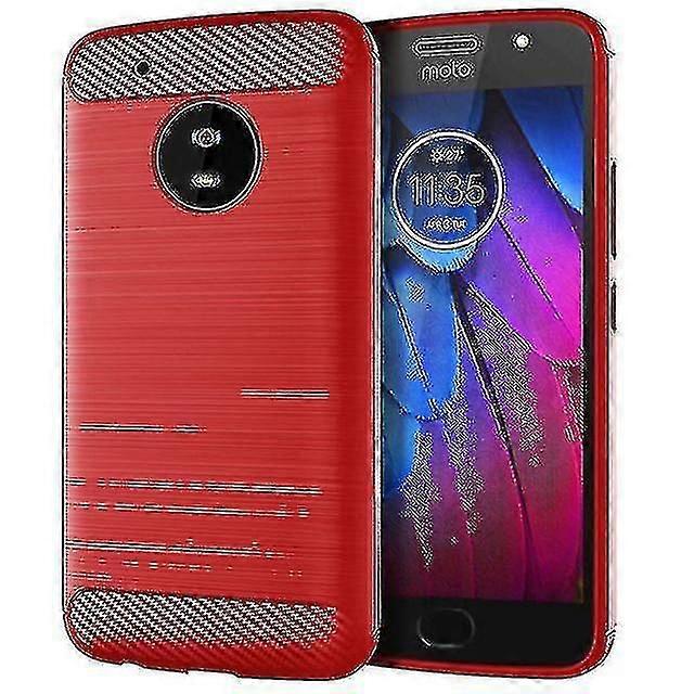 Durable Soft Protective Shell Case For Moto G5s - Red