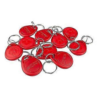 10x 125khz Rfid Smart Tag - Red--