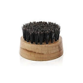Beard Brush Natural Boar Bristles Black Walnut Solid Wood Cut Boar Bristles Sturdy Brush To Eliminate Beard Itch, Soften Facial Hair And Promote Stron