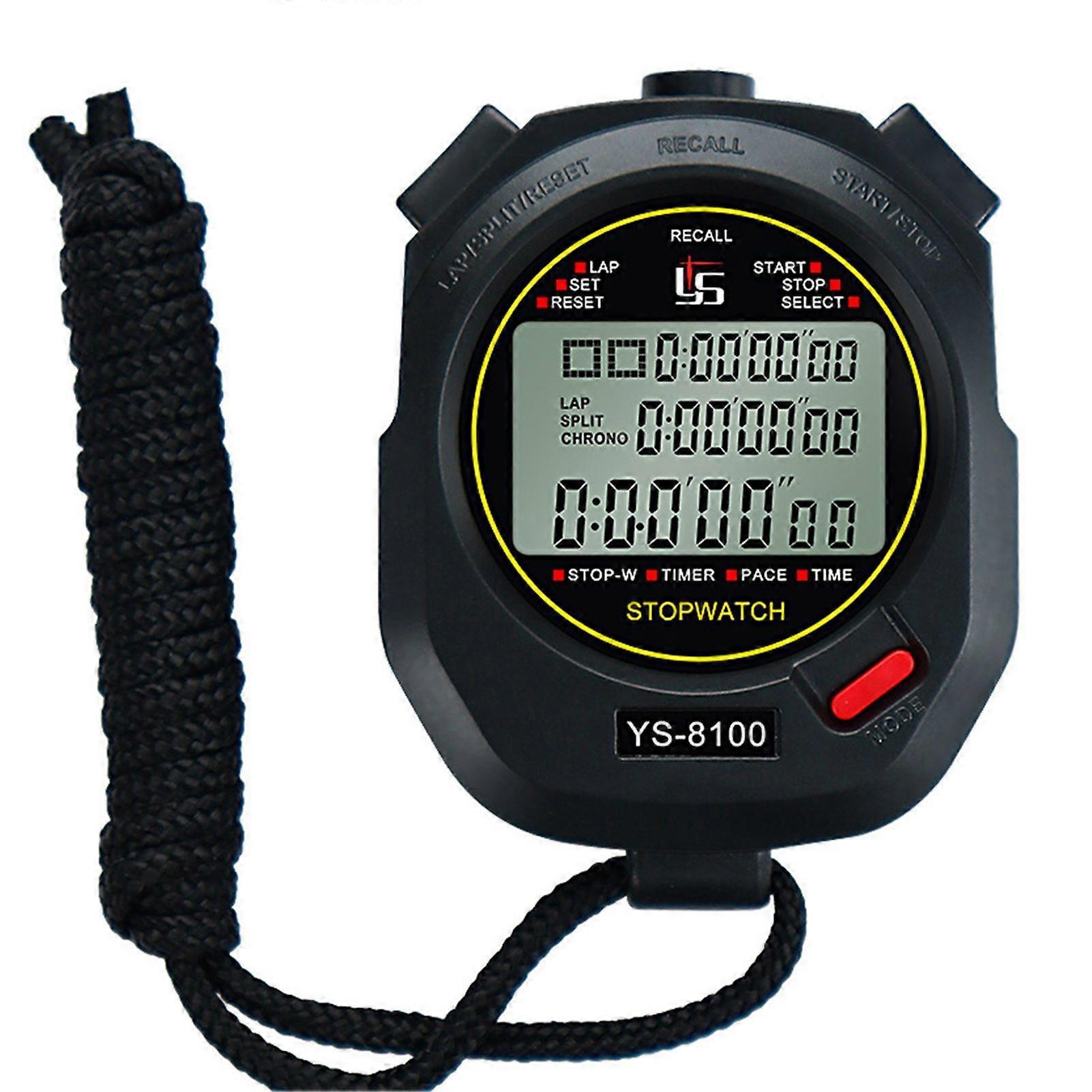 Digital Stopwatch Lightweight Design Interval Training