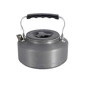 Kettle 1.1L Portable Ultra-Light Anodised Aluminum Water Kettle for Hiking, Camping & Outdoor Activities - Gray