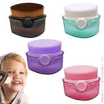4 Pack Easy to Apply Sunscreen Brush Applicator, Portable Child Travel Sunscreen Applicator