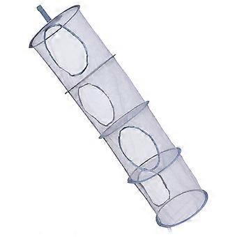 1pc 4 Layers Foldable Hanging Storage Basket Mesh Laundry Drying Basket