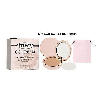 EELHOE cipria protettiva per la pelle, leggera, traspirante, resistente, trucco difficile da rimuovere, correttore naturale, fissante per il trucco, riparatore per il trucco, cipria