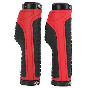Bicycle Grips Ergonomic NonSlip Locking ComCompatible withtable Professional Mountain Bike Handlebars(Black Red )