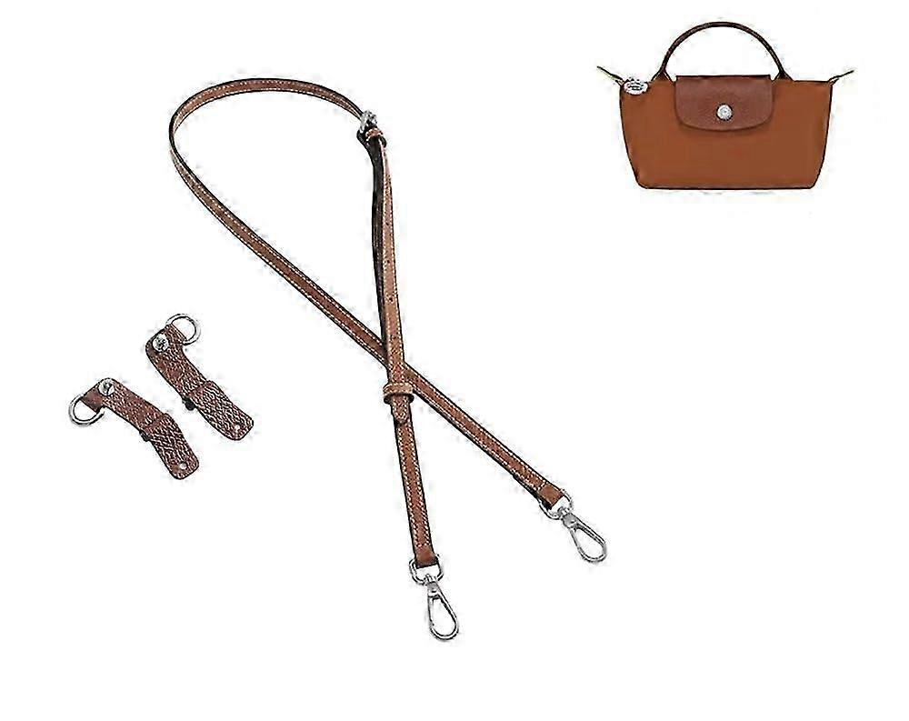 Single Lever Conversion Kit Compatible with Longchamp Mini Bag  Leather  Punching Brown