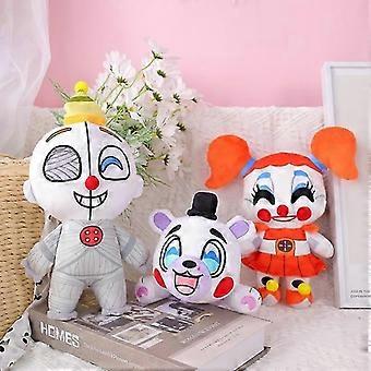 New FNAF teddy bear night game surrounding doll clown girl Stuffed toy llo