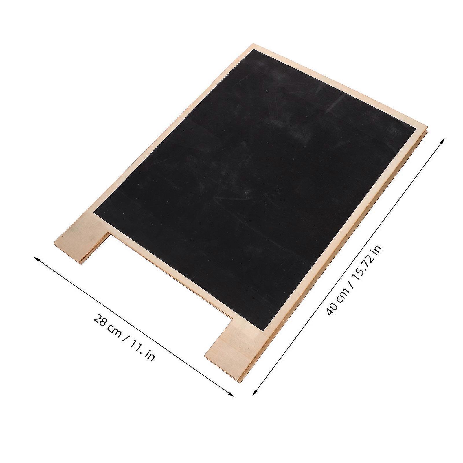 Desktop Chalkboard Sign for Writing Small Blackboard Multi-Function Use