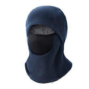 Neck Protection Balaclava Cycling Cap Fleece Cold-proof Warm Hat Mask Breathable Windproof Ski Windproof Cap Women Men